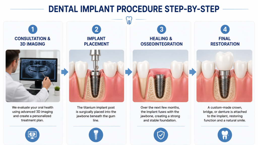 Dental Implant Procedure Step-by-Step