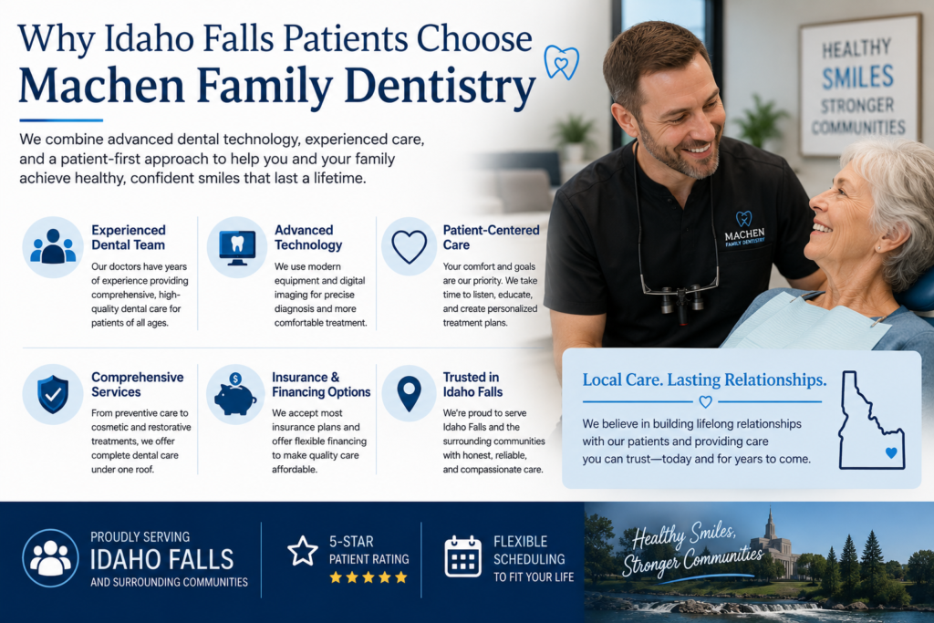 Why Idaho Falls Patients Choose Machen Family Dentistry