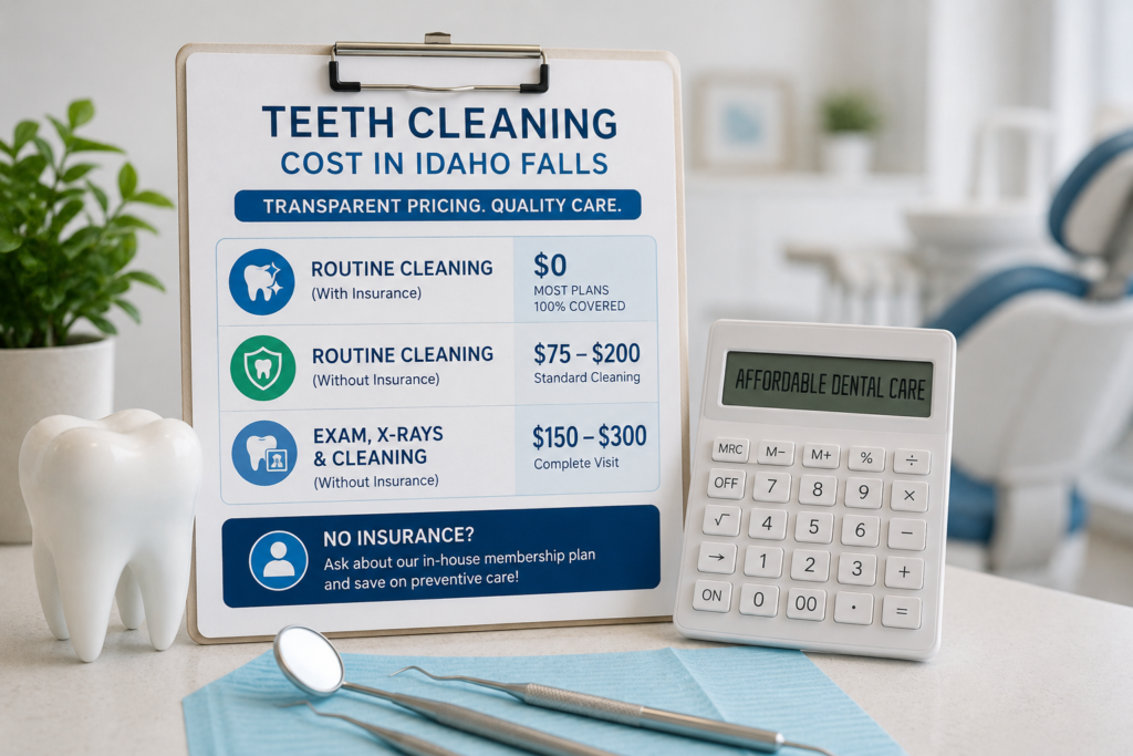 How Much Does Teeth Cleaning Cost in Idaho Falls​